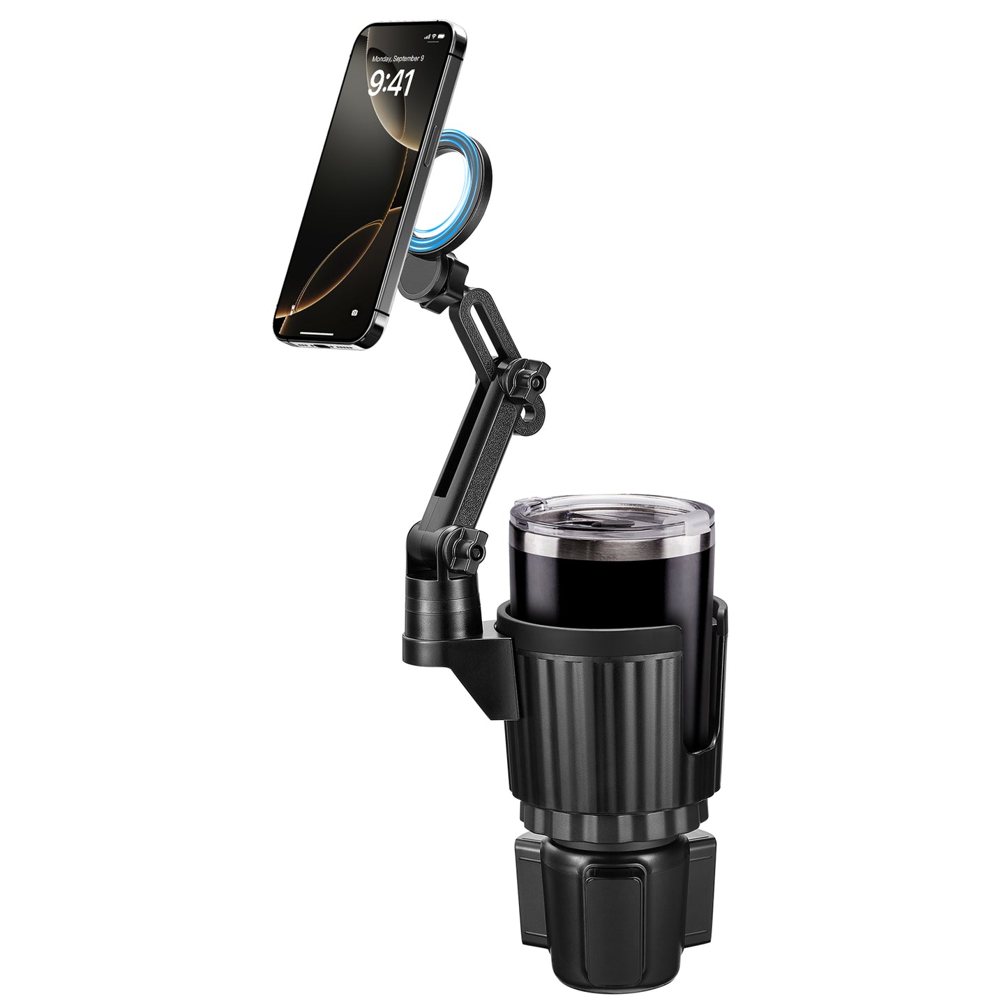 SPEEDWOW 15X Stronger Magnet Car Phone Holder, MagSafe Cup Mount Compatible with iPhone 16/15/14/13/12 Series & All MagSafe Cases, 360° Rotatable Universal Phone Mount for Car Dashboard/Air Vent/Flat
