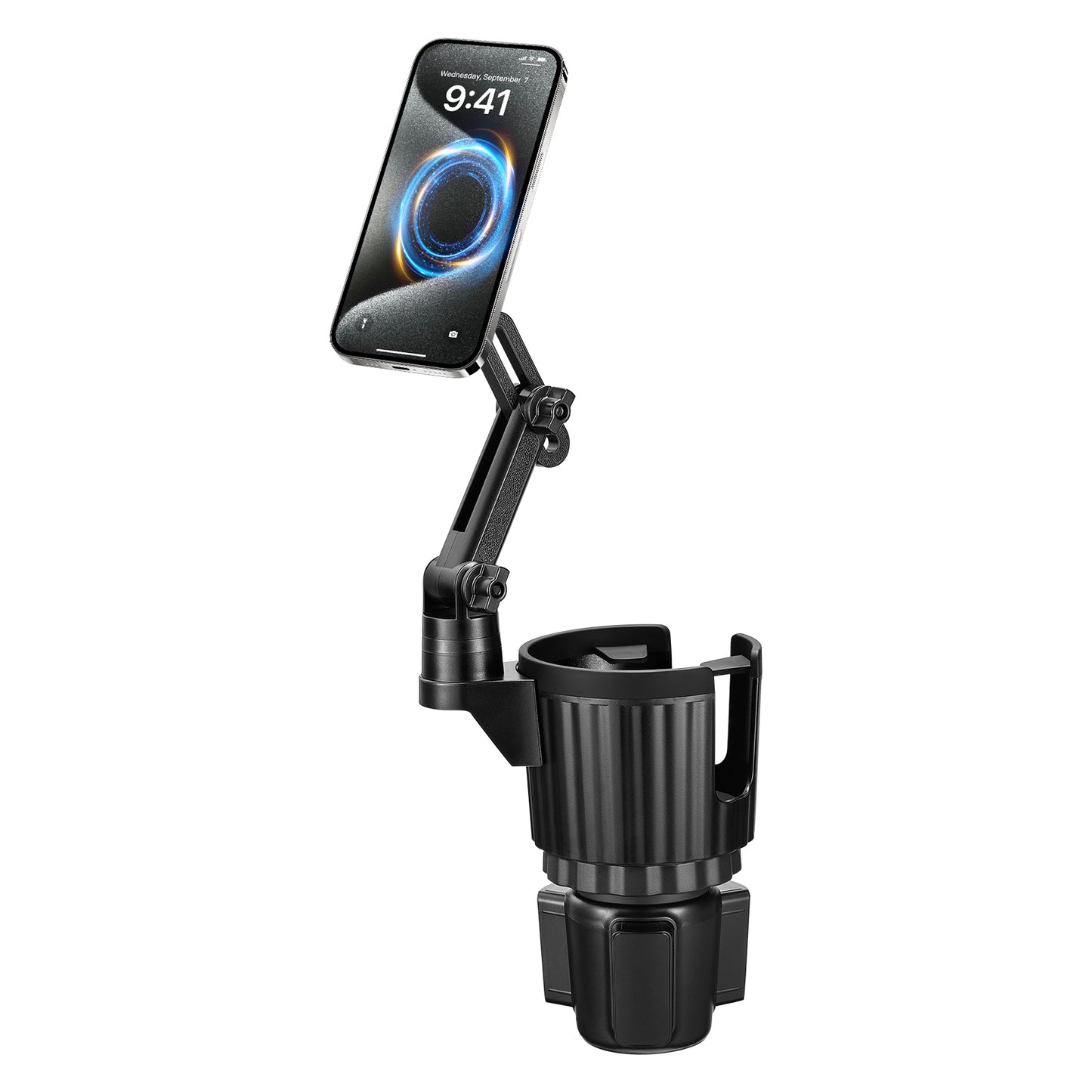 SPEEDWOW 15X Stronger Magnet Car Phone Holder, MagSafe Cup Mount Compatible with iPhone 16/15/14/13/12 Series & All MagSafe Cases, 360° Rotatable Universal Phone Mount for Car Dashboard/Air Vent/Flat