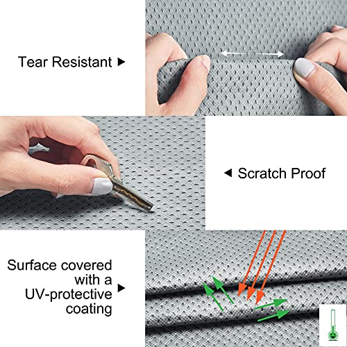 SPEEDWOW Tire Covers Set of 4,Upgraded 5 Layer Nonwoven RV Wheel Covers, Waterproof Anti-UV Snow Sun Rain Tire Protectors Covers for Trailer,Camper,RV,Truck,SUV