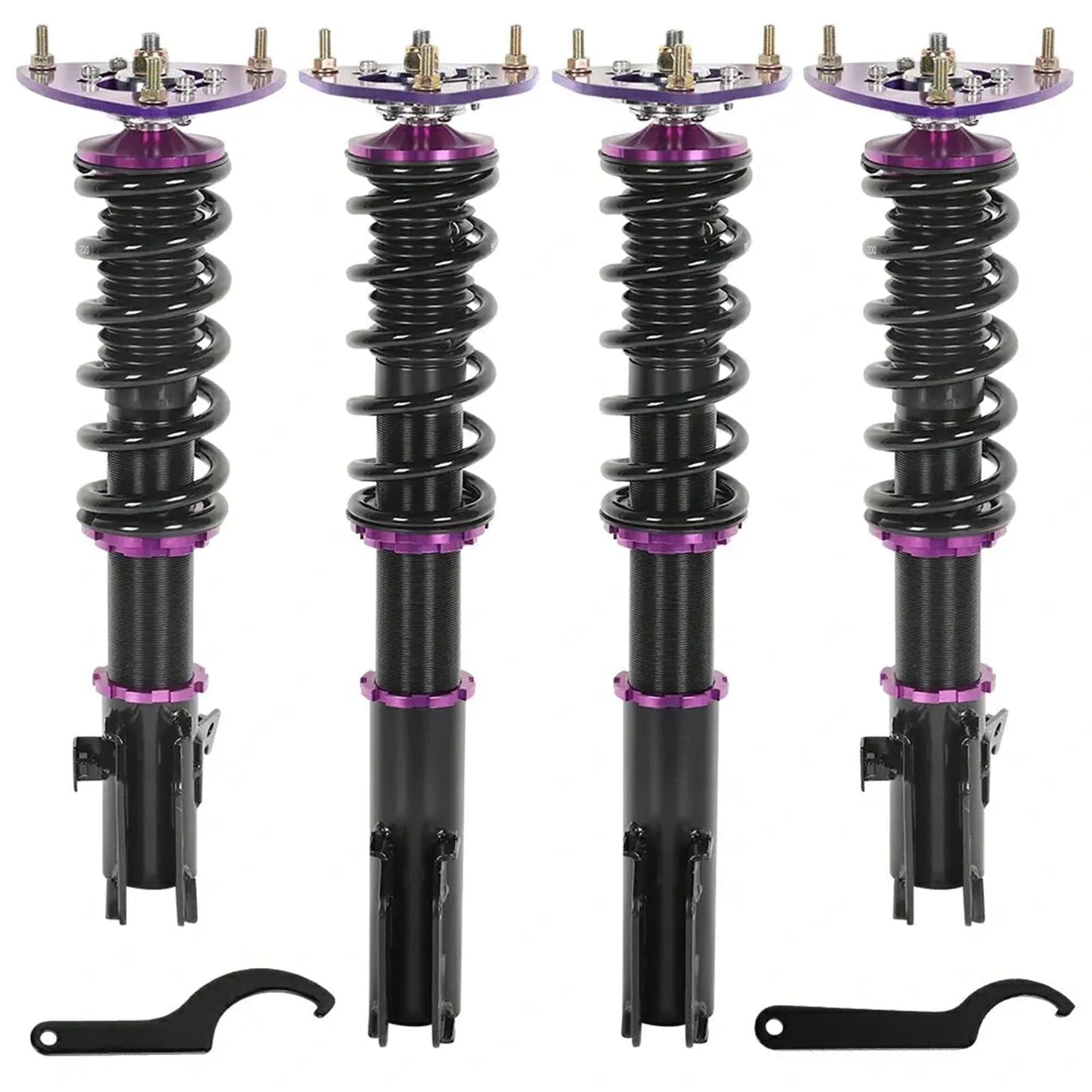 2000-2007 Subaru Impreza WRX Sti Coilover Shock Absorbers Struts 4PCS