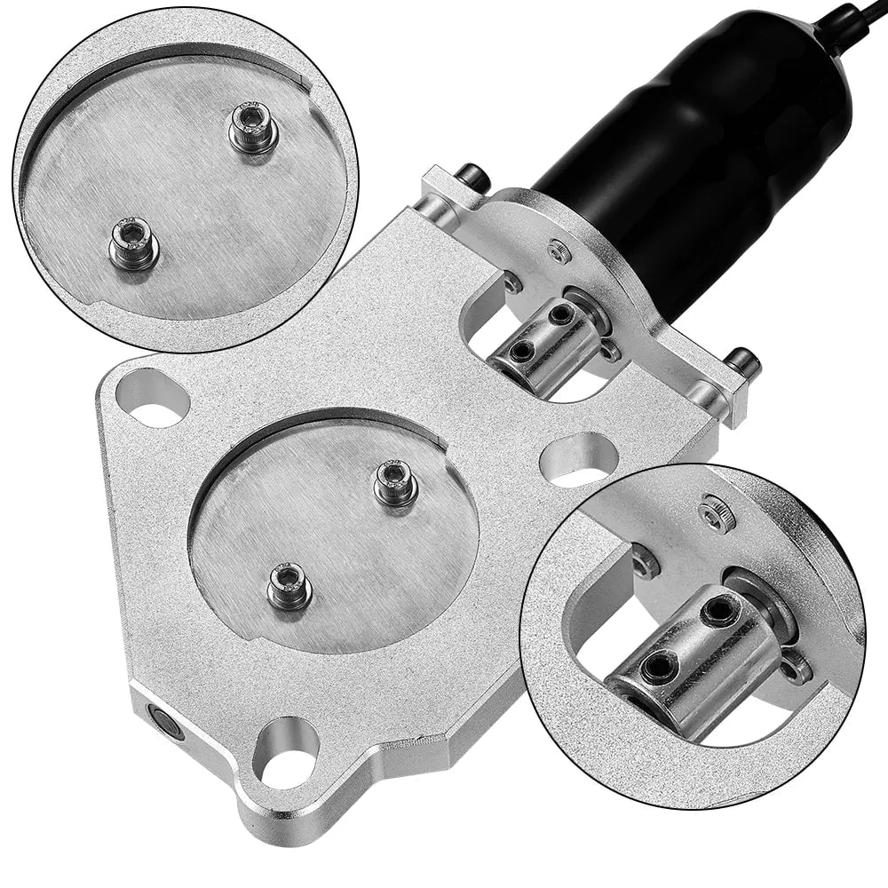 SPEEDWOW 2.25 Inch Dual Manual Switch Electric Exhaust Cutout Valve