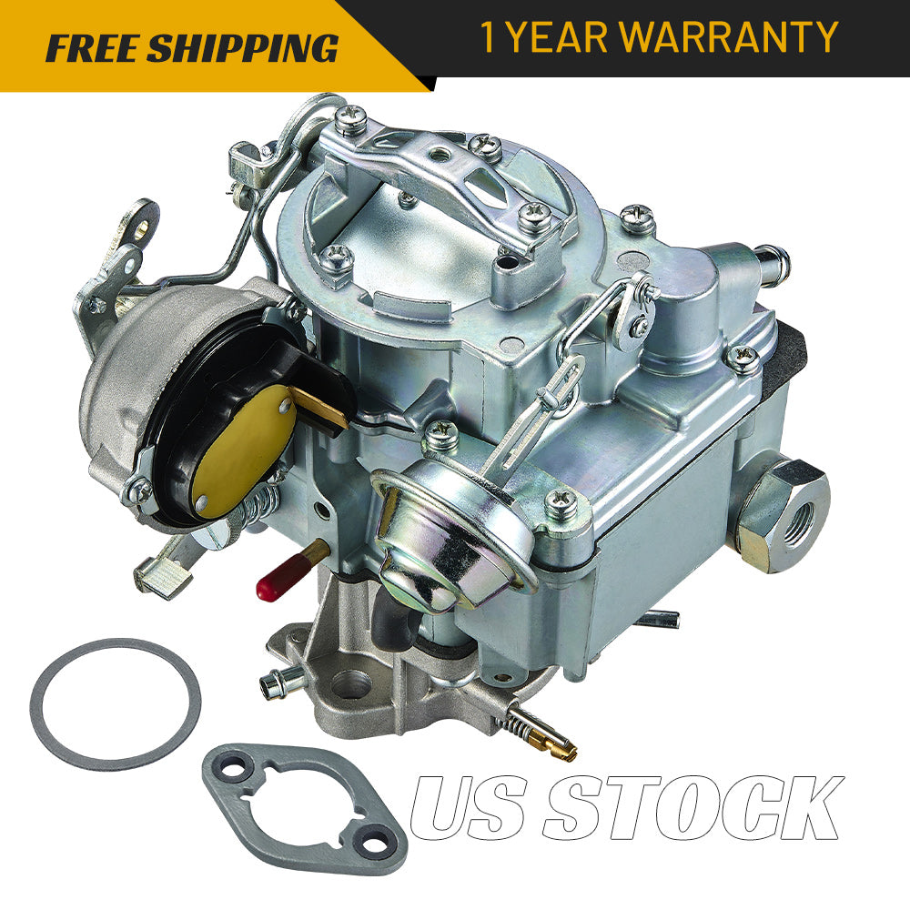 SPEEDWOW 1-Barrel CARB Carburetor for GMC Chevrolet Chevy 292 L6 Engines 4.1L 250 AND 4.8L 292 2007-2016 Replacement for 7043014 7043017 7047314 Cu Carburetor Rebuild Kit Electric Choke