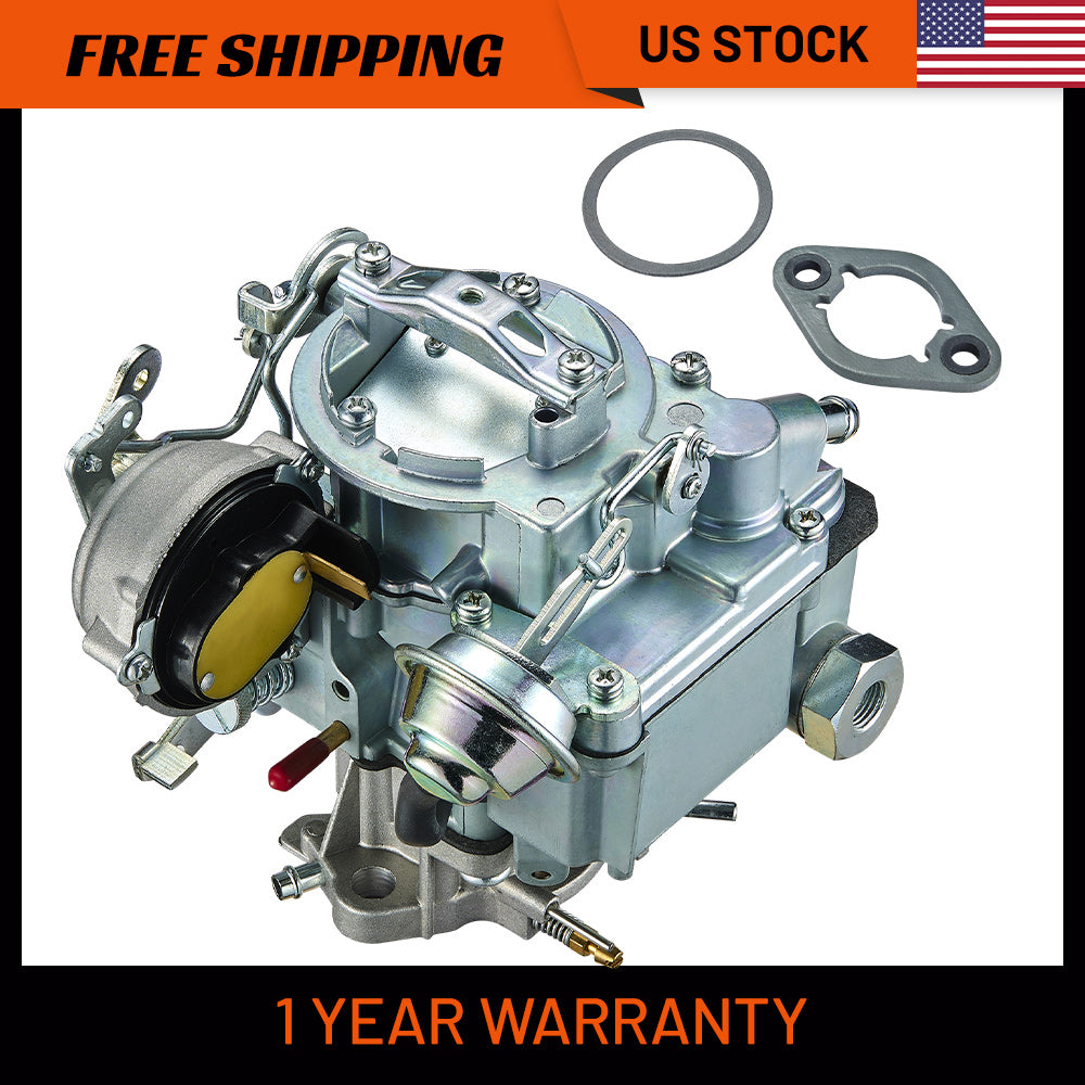 SPEEDWOW 1-Barrel CARB Carburetor for GMC Chevrolet Chevy 292 L6 Engines 4.1L 250 AND 4.8L 292 2007-2016 Replacement for 7043014 7043017 7047314 Cu Carburetor Rebuild Kit Electric Choke