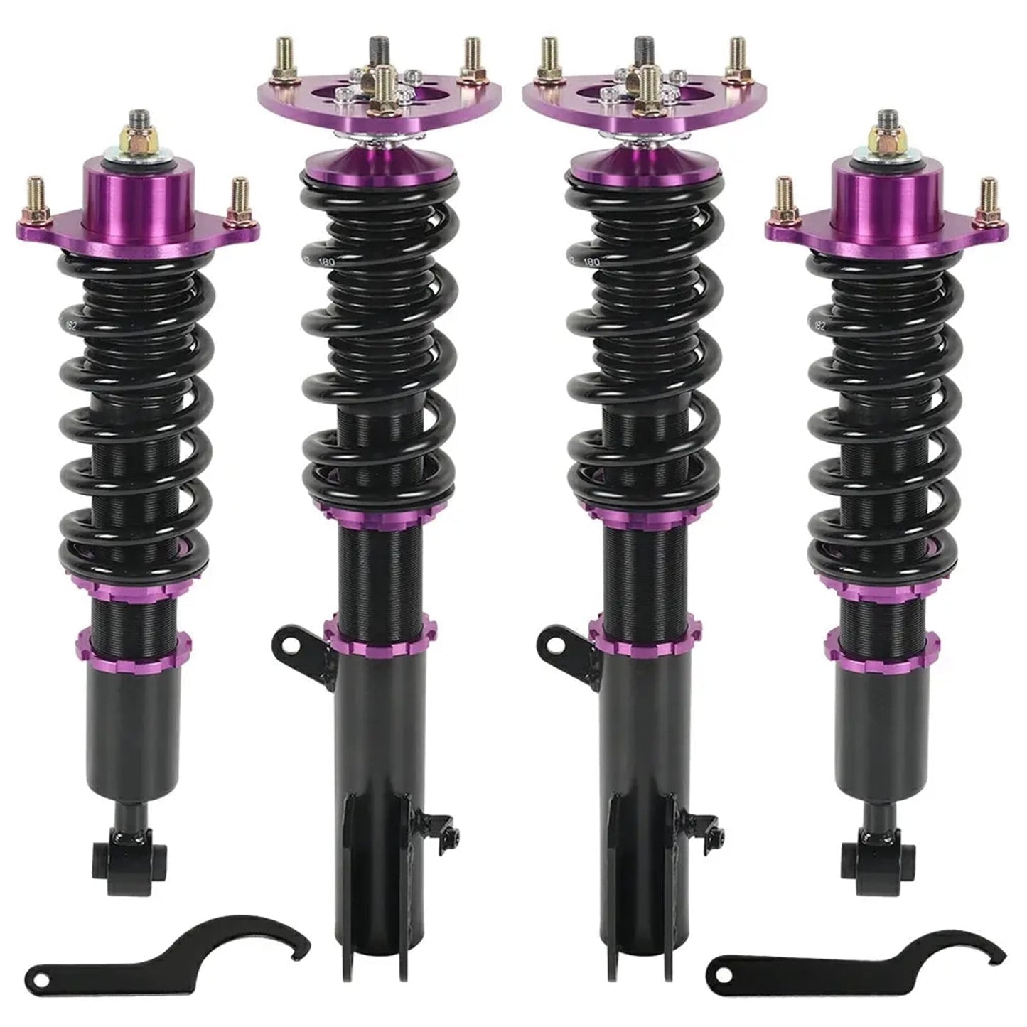 2007-2017 Dodge Caliber Jeep Compass Patriot Coilover Shock Absorbers Struts 4PCS