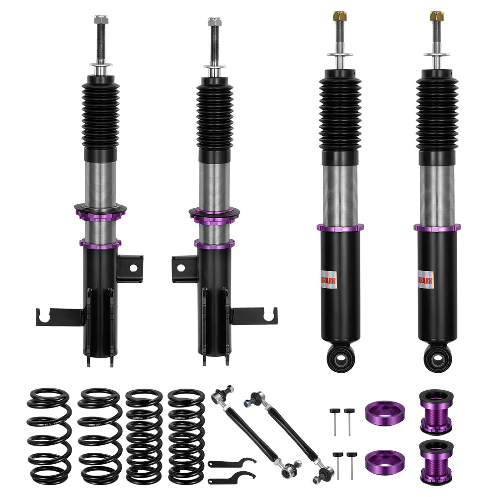 SPEEDWOW Coilovers Shocks Kits for 2013 - 2015 Chevrolet Malibu, 32 Levels Damper Adjustable Coilovers Suspension Struts Kit