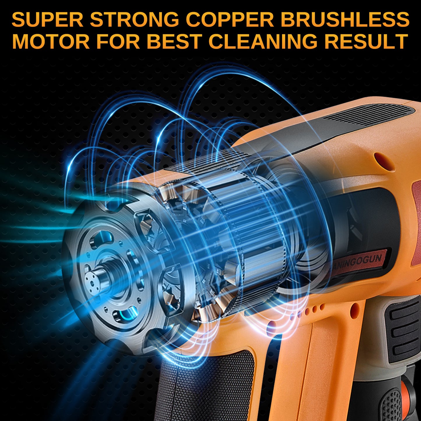SPEEDWOW Cordless Pressure Washer, 1060 PSI 2.8 GPM High Power Washer with Brushless Motor, 6-in-1 Adjustable Nozzle, 21V 5.0Ah Battery & Charger Portable Electric Pressure Washer for Car, Boat & Yard Clean