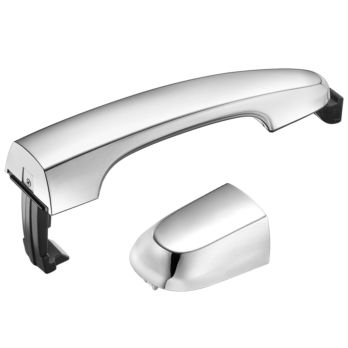SPEEDWOW Exterior Rear Right Driver Side Chrome Door Handle Replacement Compatible with Kia Sorento 2011 2012 2013 2014 2015 Replaces# 826512P010,836622P010