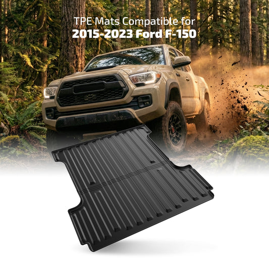 SPEEDWOW Cargo Mat for 2017-2026 Ford Super Duty F250/F350/F450, 6.75FT Trunk Bed Mat Heavy Duty Fit All Weather TPE Pickup Liner