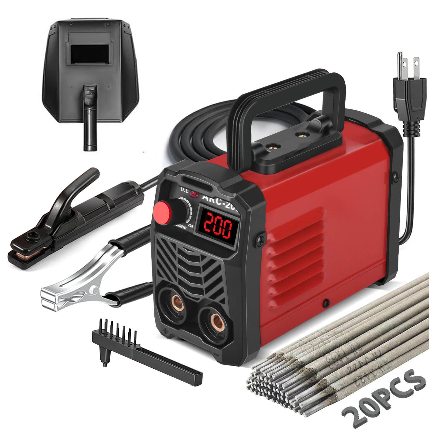 SPEEDWOW Stick Welder 110V 100A, Portable ARC Welding Machine with 20 Rods, Mini IGBT Inverter Welder Kit for Home Repair, Metal Welding Projects