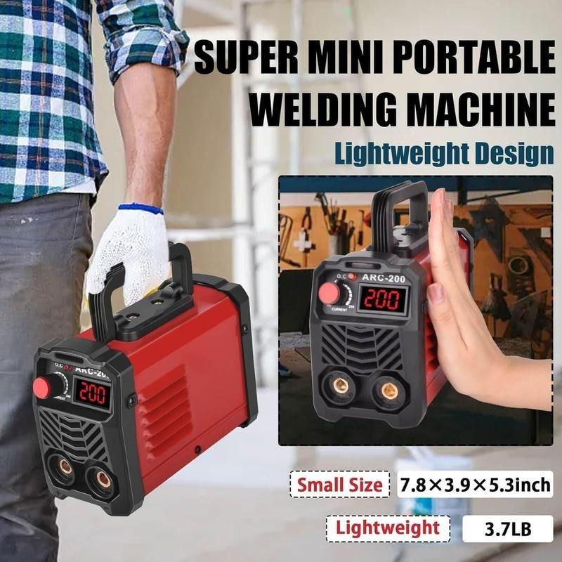 SPEEDWOW Stick Welder 110V 100A, Portable ARC Welding Machine with 20 Rods, Mini IGBT Inverter Welder Kit for Home Repair, Metal Welding Projects