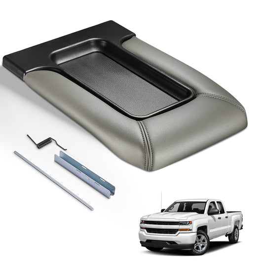SPEEDWOW Center Console Lid Replacement Kit Compatible with Cadillac Chevrolet GMC and Escalade Avalanche Silverado Suburban Tahoe Sierra Yukon Yukon XL & 924-811 19127364 19127365 19127366