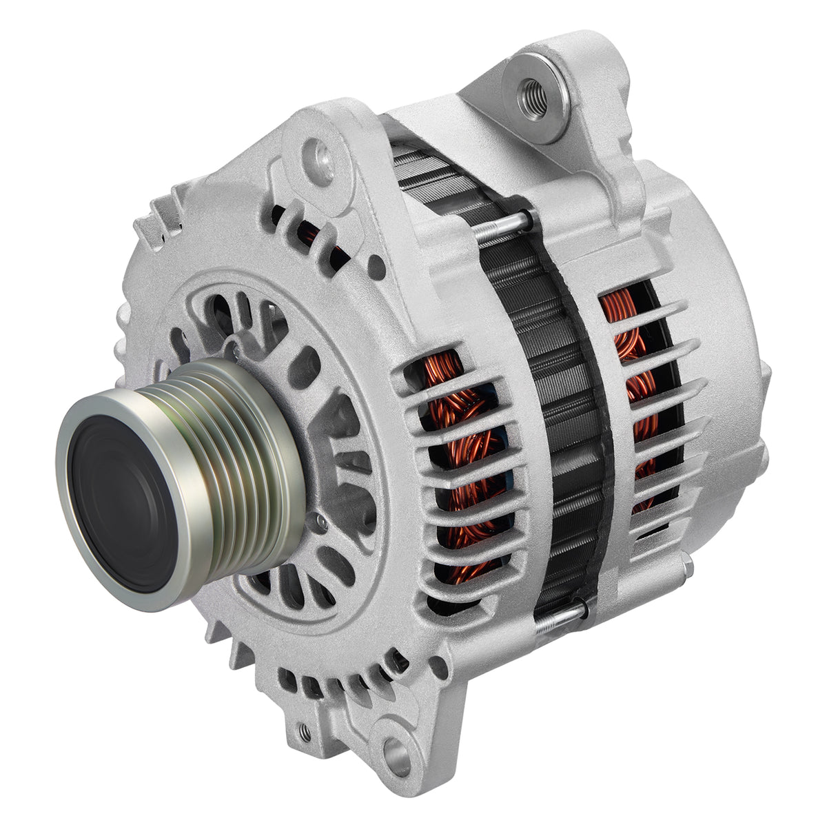 SPEEDWOW Alternator Compatible with Nissan Rogue 2008-2012 High Amp Alternators Replace 11163N 12V 110Amp CW SC6 6-Groove Pulley