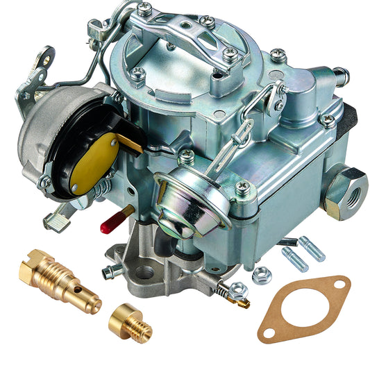 SPEEDWOW 1-Barrel Carburetor for GMC Chevrolet Chevy 292 L6 Engines 4.1L 250 AND 4.8L 292 2007-2016 Replacement for 7043014 7043017 7047314 Cu Carburetor Rebuild Kit Electric Choke