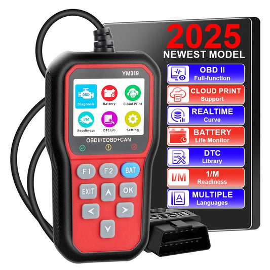 SPEEDWOW OBD2 Scanner for All Vehicles Since 1996, Car Code Reader Diagnostic Tool with Check Engine Light Reset, Live Data, Battery Test, Freeze Frame, Plug & Play, 2.8" Color Display