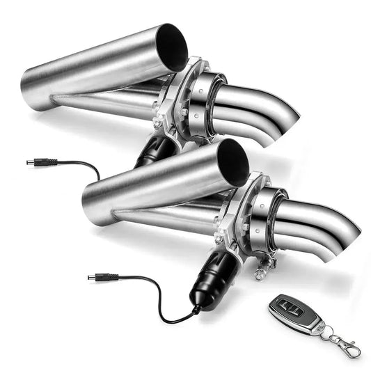SPEEDWOW 2.0 Inch Dual Electric Exhaust Cutout Valve Remote Switch