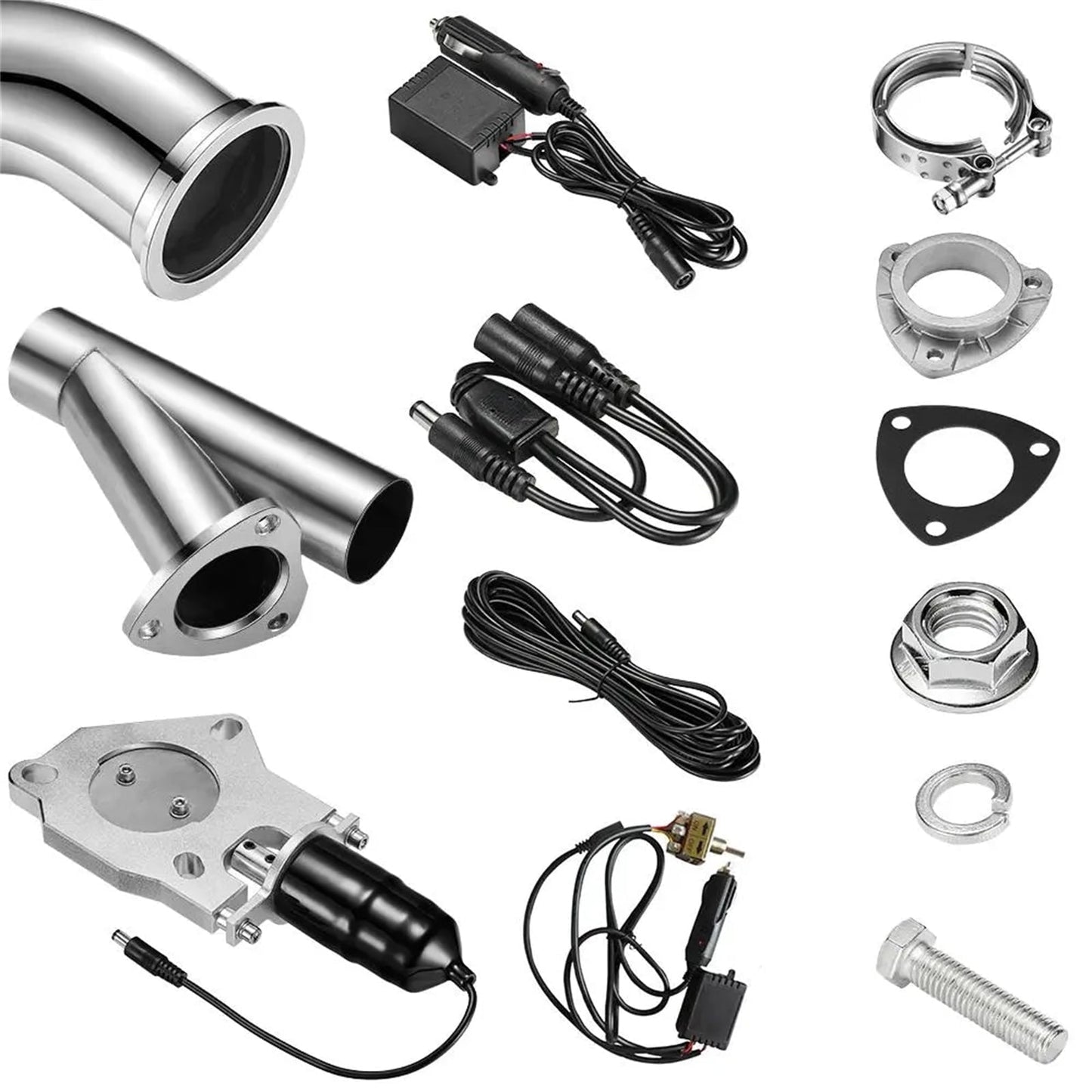 2.5" Single Electric Exhaust Cutout with Manual Switch