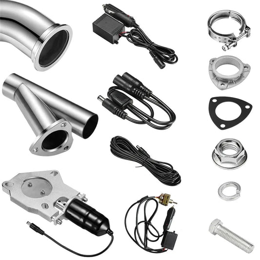 2.5" Single Electric Exhaust Cutout with Manual Switch