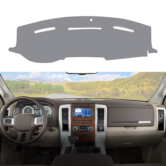 SPEEDWOW Dashboard Cover Mat Carpet Precise Fit for 2010-2014 Dodge Ram 1500/2500/3500