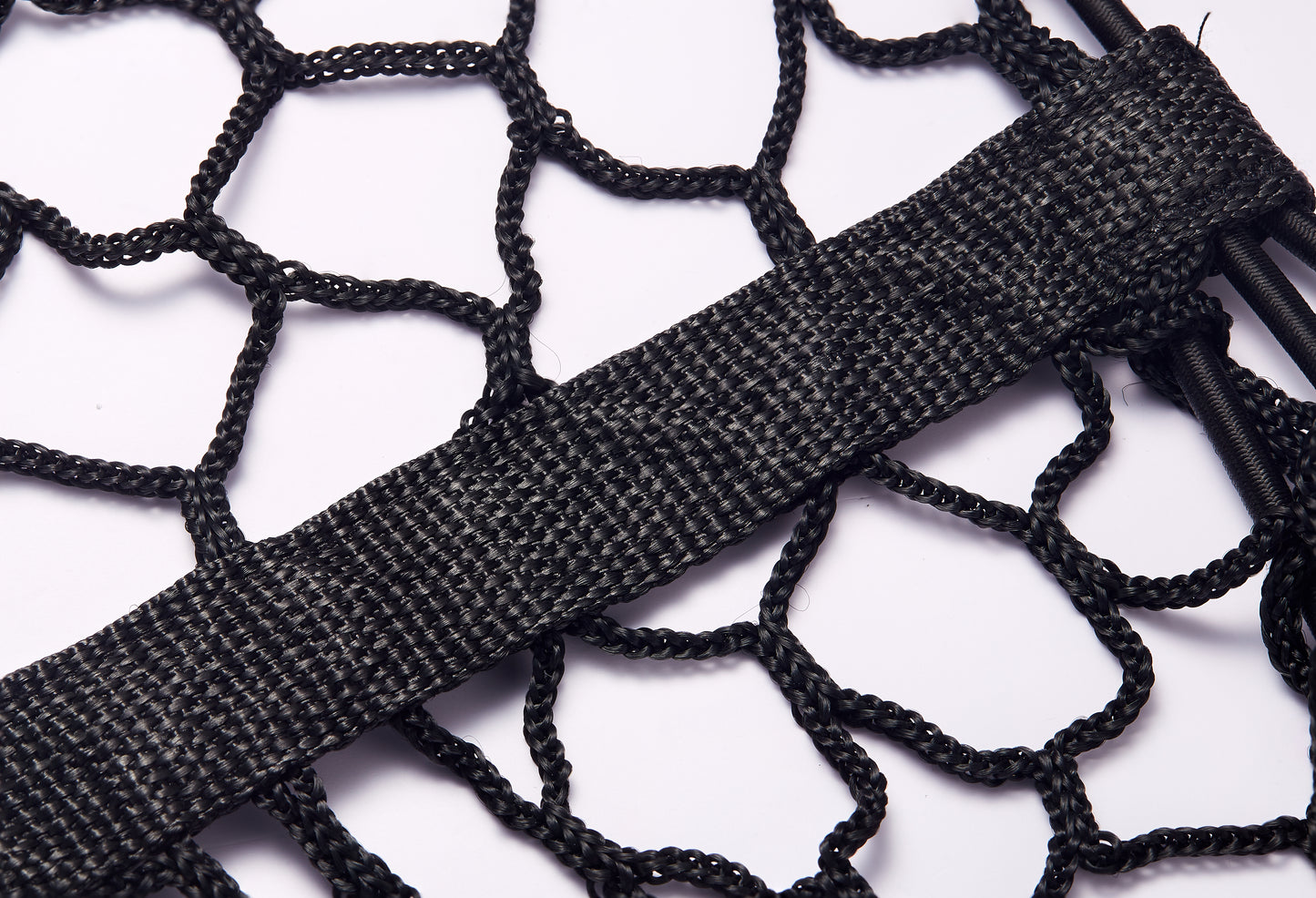 SPEEDWOW 3 Pocket Cargo Net Trunk Bed Organizer,Mesh Storage Net with 4 Metal Hooks, Heavy Duty Cargo Net for SUV/Cars/Pickup Truck Bed