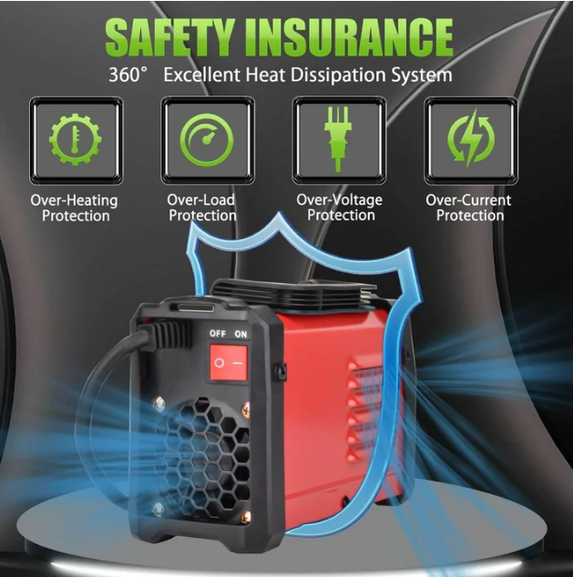 SPEEDWOW Stick Welder 200Amp 110V ARC Welding Machine, Mini Portable IGBT Inverter Welder Kit w/ 20 Rods, Hot Start, Anti-Stick, Arc Force, for 1/16-1/8" Rod