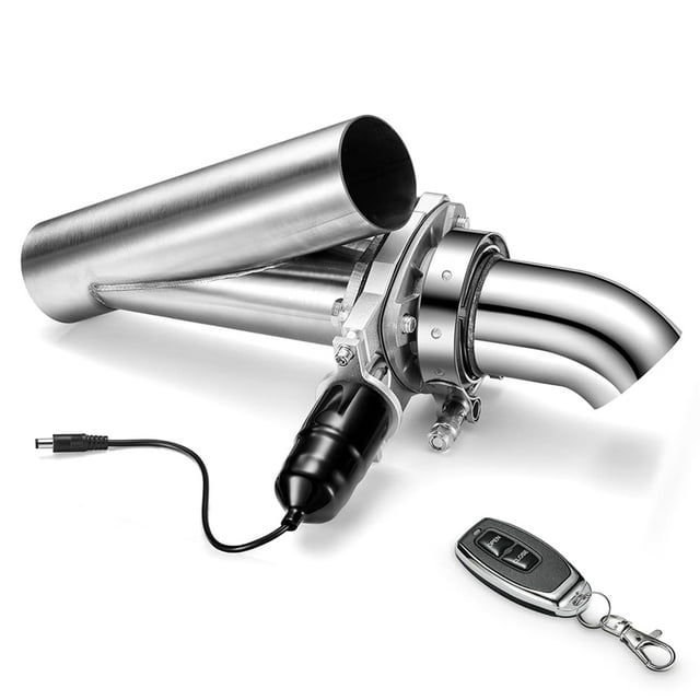 SPEEDWOW 3.0 Inch Remote Electric Exhaust Cutout Kit