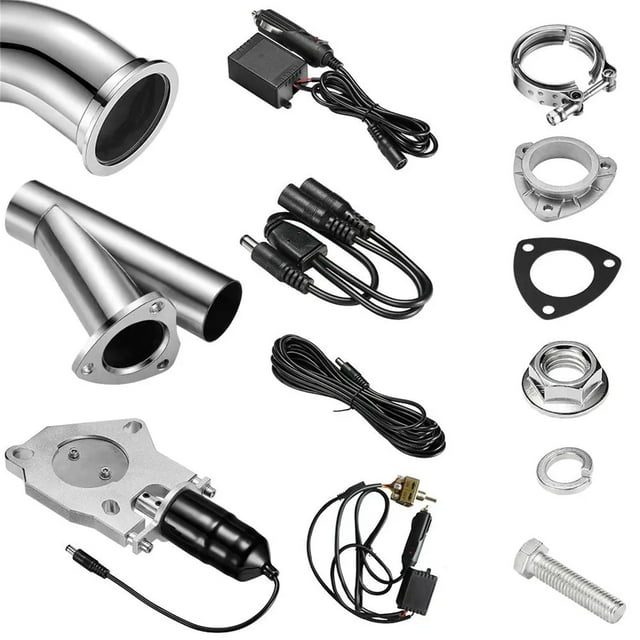 SPEEDWOIW 3.0" Single Electric Exhaust Cutout with Manual Switch