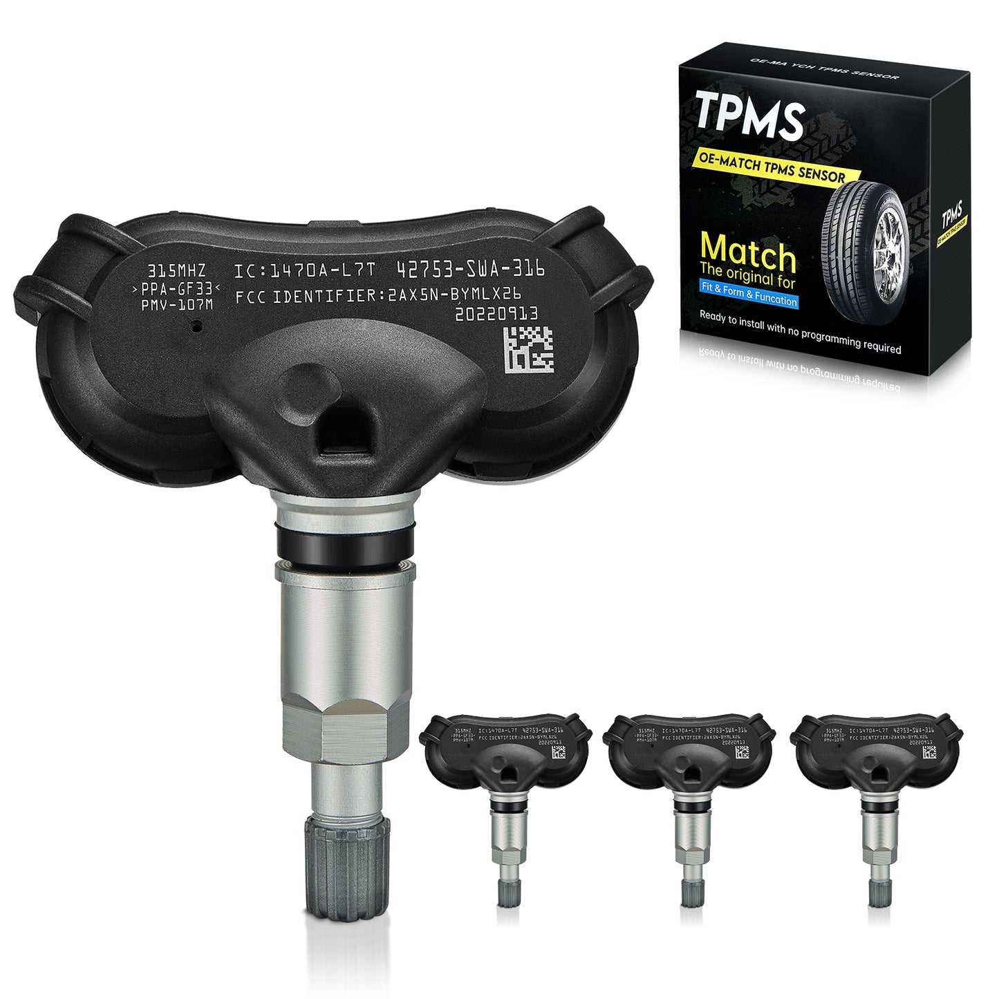 1Pc TPMS Tire Pressure Sensors For 2008-2012 Honda ACCORD 2007-2011 CRV-ALLOY