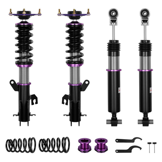 SPEEDWOW Coilovers Shocks Kits for 2007 - 2012 Nissan Sentra, 32 Levels Damper Adjustable Coilovers Suspension Struts Kit