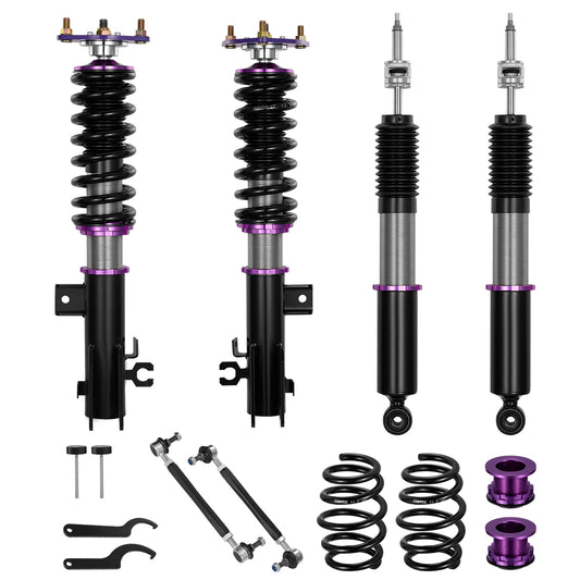 SPEEDWOW Coilovers for 2014 - 2018 Mazda 3, 32 Levels Damper Adjustable Coilovers Suspension Kit Shock Absorbers Struts Lowering Kit