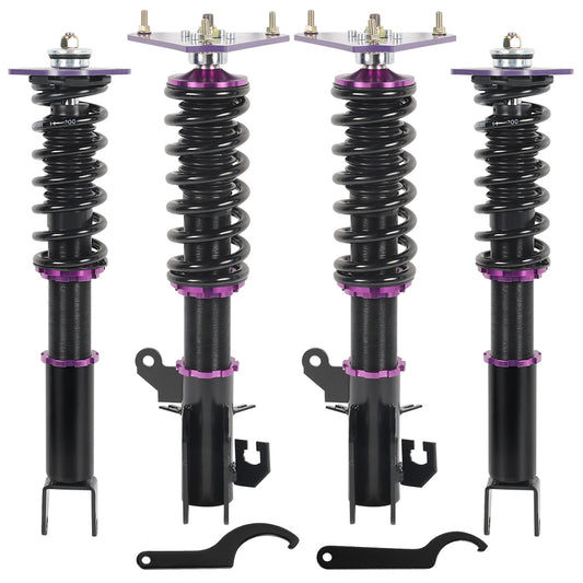 SPEEDWOW Coilovers Kits for 2007-2014 Nissan Altima Maxima, 24 Levels Damper Adjustable Coilovers Suspension Kit Shock Absorbers Struts Coilover Lowering Kit