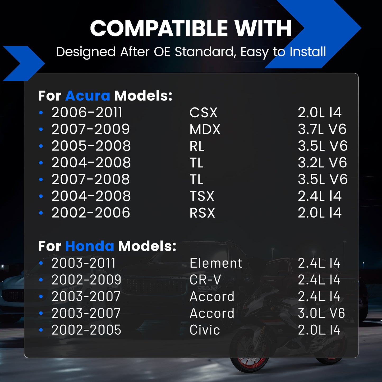 SPEEDWOW Set of 4 Iridium Spark Plugs 9807B-561BW for 2002-2006 RSX 2003-2007 Accord 2006-2011 Civic 2002-2009 CR-V