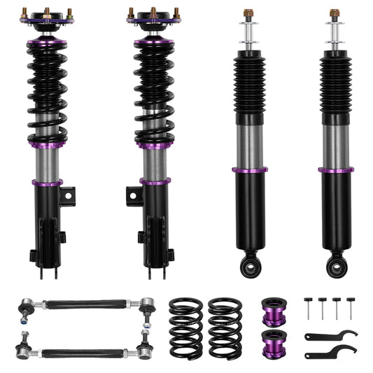 SPEEDWOW Coilovers Kits for 2015 - 2019 Hyundai Sonata, 32 Levels Damper Adjustable Coilovers Suspension Kit Shock Absorbers Struts Coilover Lowering Kit