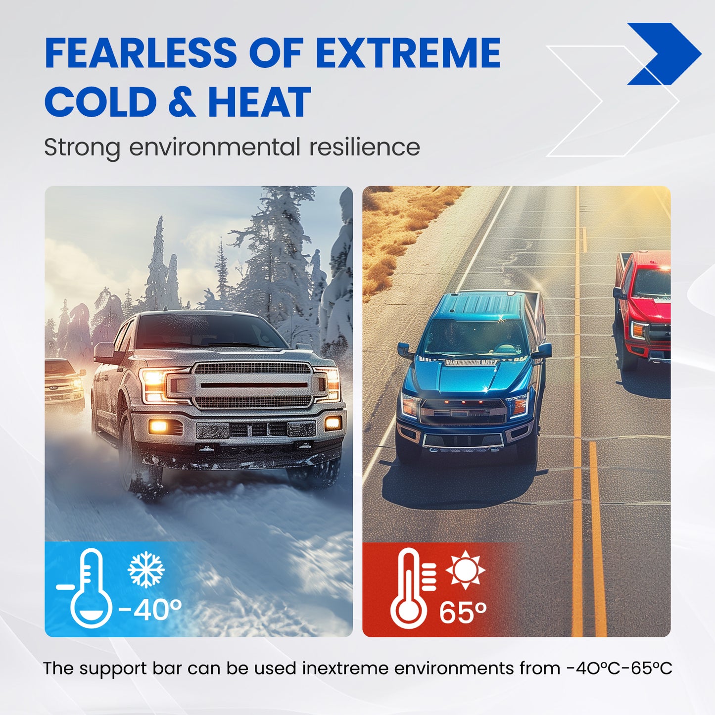 SPEEDWOW 2 Pcs 4339 Front Hood Struts Lift Support, 17.32in 430N Gas Shocks Spring Support Fit for Ford F-250 F-350 F-450 F-550 Super Duty Excursion 1995-2007