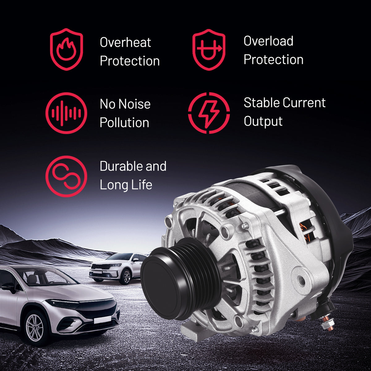 SPEEDWOW 11693 Alternator Compatible with Toyota Corolla 2014-2019 1.8L L4, Fit for 11693N, 27060-0T230, 270600T230, FG12T050