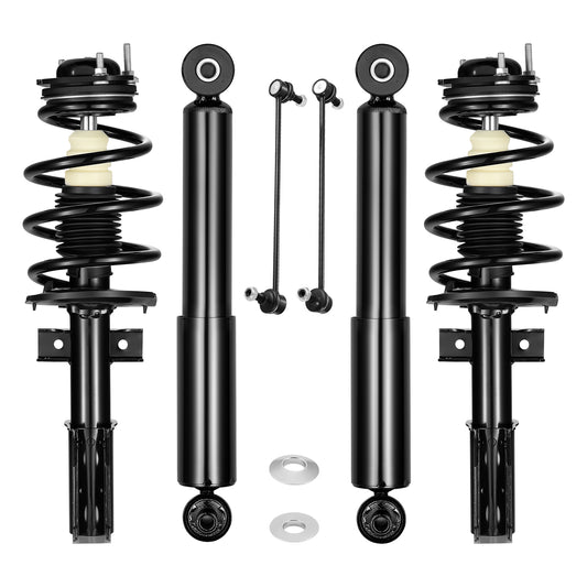 SPEEDWOW Front Struts Rear Shocks Sway Bars for Chevy Traverse Buick Enclave GMC Acadia