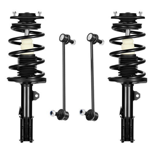 SPEEDWOW Front Shock Absorbers and Front Balance Bar Absorber kit Compatible with 2003-2008 Toyota Corolla 1.8L L4 Replacement Struts Shocks Assembly for 172115 172114 K90433 K80230, 2 Pcs
