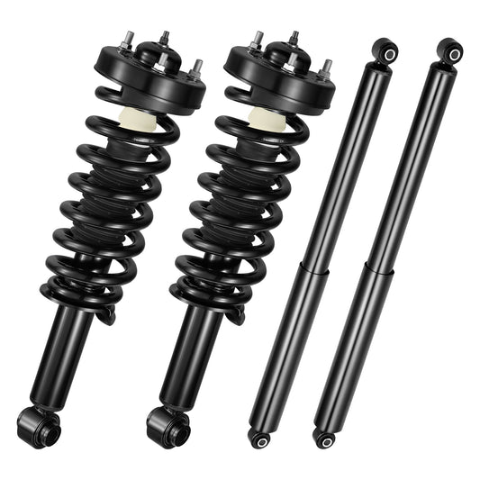 2PCS Front and 2PCS Rear Shock Absorbers kit Compatible with Ford 2009-2013 F-150 Replacement Struts Shocks Assembly for 171141 4349108