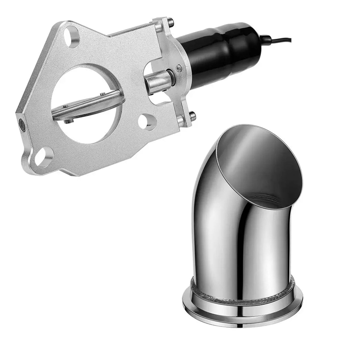 SPEEDWOIW 3.0" Single Electric Exhaust Cutout with Manual Switch