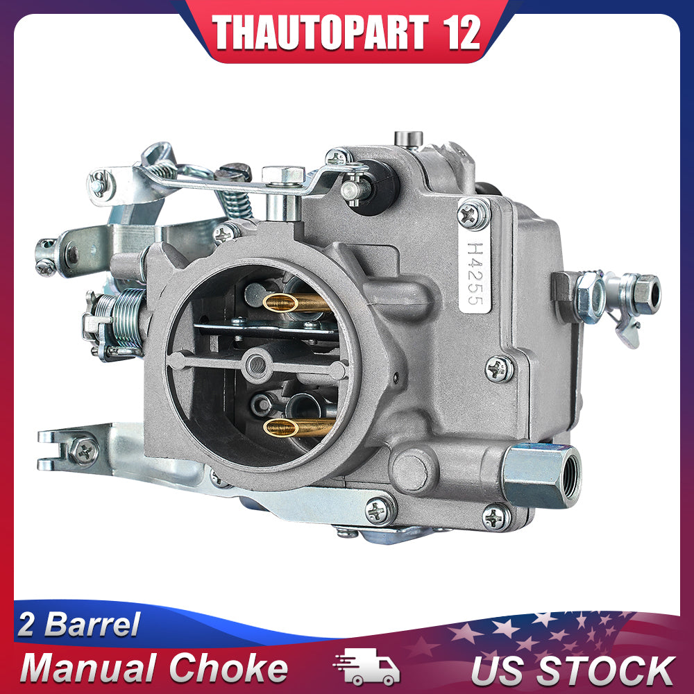 SPEEDWOW 2-Barrel Carburetor Carb Compatible with Toyota Corolla 3K 4K Starlet Trueno 21100-24034 Carburetor Kit Electric Choke