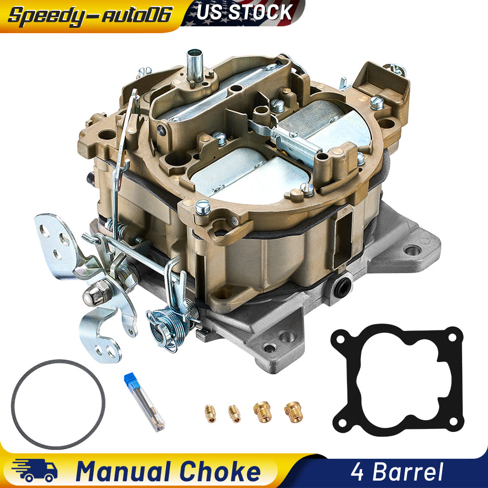 SPEEDWOW Carburetor CARB 4 Barrel For Chevy 1966-1973 327 350 427 454 Engines Trucks and Cars, Replace 1975-1979 Corvettes 1901R 750 CFM 4BBL 4MV 1901-GG - Manual Divorced Choke Carb