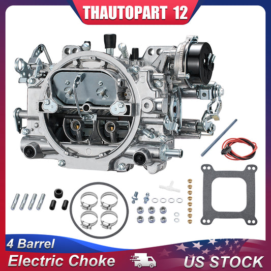 SPEEDWOW 1406 Carburetor Replacement for Performer Series 600 CFM 4 Barrel Square Bore with Electric Choke Compatible with Chevy Corvette Silverado Ford Mercury Mustang Bronco GMC Pickup Truck