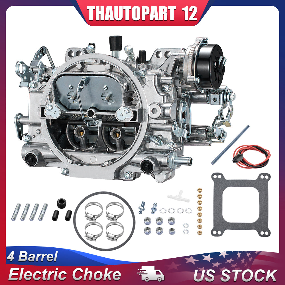 SPEEDWOW 1406 Carburetor Replacement for Performer Series 600 CFM 4 Barrel Square Bore with Electric Choke Compatible with Chevy Corvette Silverado Ford Mercury Mustang Bronco GMC Pickup Truck