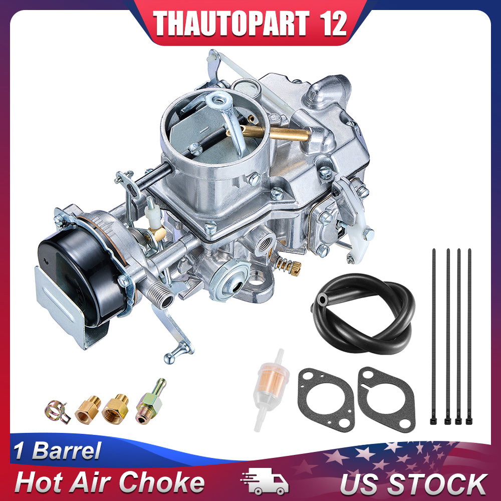 SPEEDWOW 1 Barrel Carburetor Carb Compatible with 64-68 Ford Autolite 1100 Carburetor 6 cyl Mustang Falcon 170 200 Ci Engines