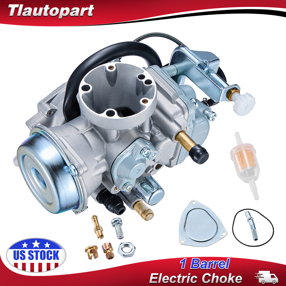 SPEEDWOW 1 Barrel Carburetor Carb Compatible with Suzuki LT-F250 LTF250 Ozark 250 2x4 2002 2003 2004 2005 2006-2014 Carburetor Kit Electric Choke