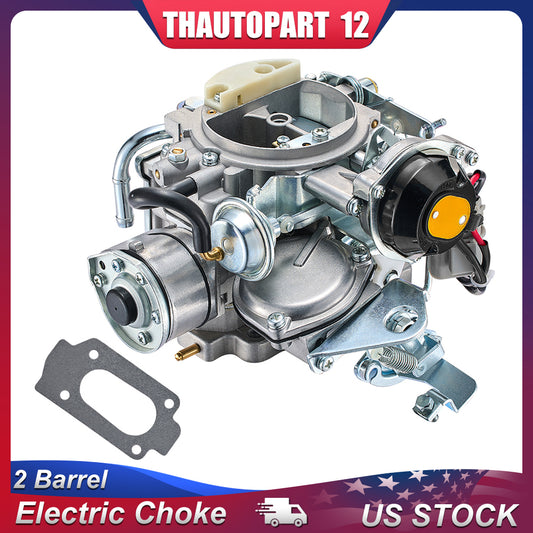 SPEEDWOW 1 Barrel Carburetor Carb Compatible with Nissan 720 Pickup 2.4L Z24 Engine 1983 1984 1985 1986 16010-21G61 Carburetor Kit Electric Choke