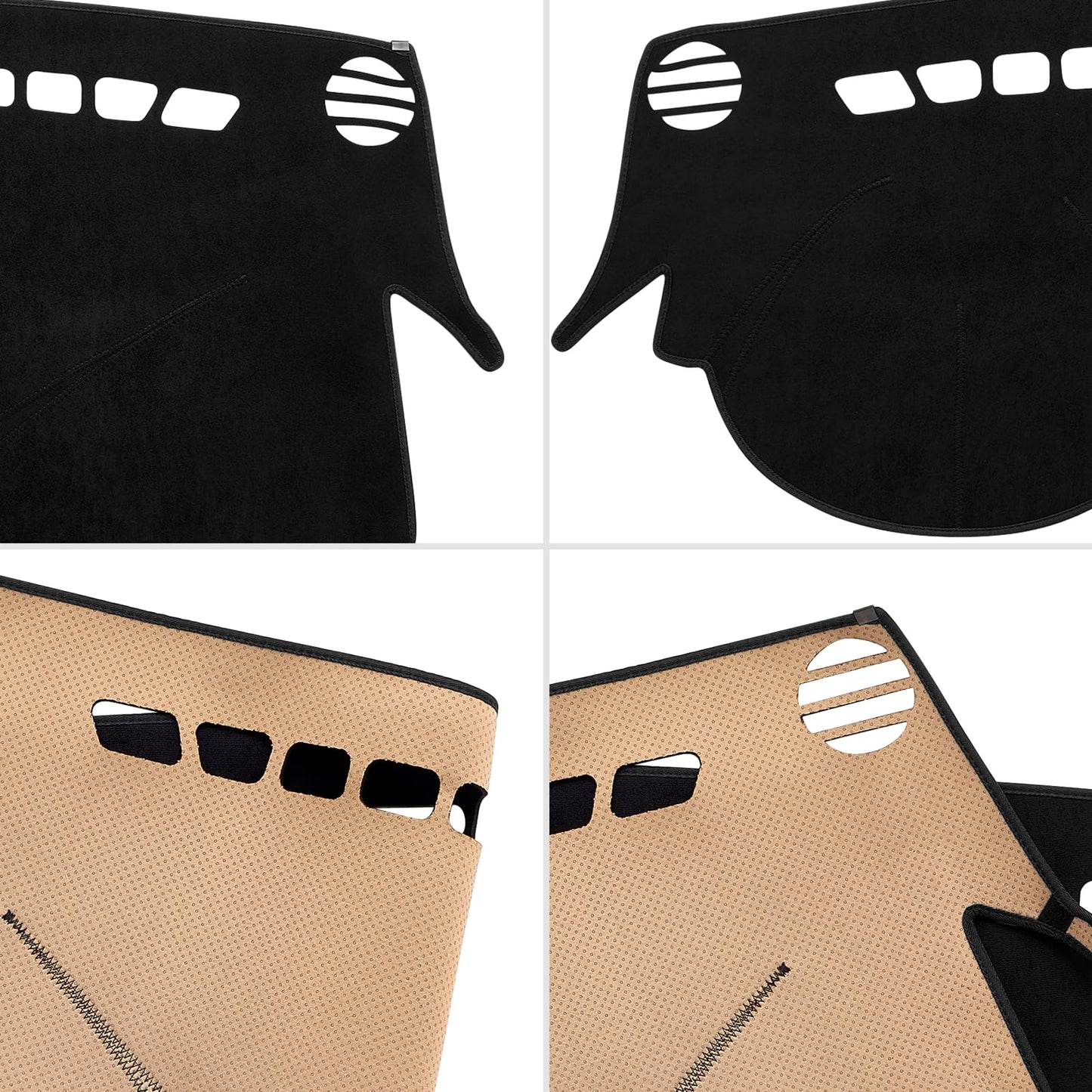 SPEEDWOW Dashboard Dash Board Cover Mat Carpet Compatible with 2011-2014 Hyundai Sonata