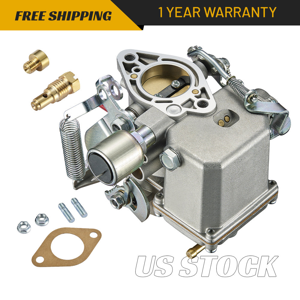 SPEEDWOW 1 Barrel Carburetor CARB 34 PICT-3 98-1289-B 113129031K Compatible with VW Super Beetle Thing Karmann Ghia Squareback Transporter 1971-1979 1600cc Air Cooled Type 1 Engines Electric Choke
