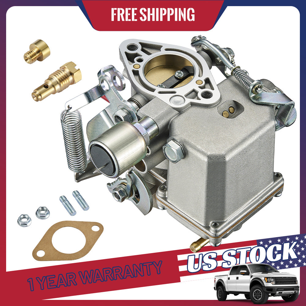 SPEEDWOW 1 Barrel Carburetor CARB 34 PICT-3 98-1289-B 113129031K Compatible with VW Super Beetle Thing Karmann Ghia Squareback Transporter 1971-1979 1600cc Air Cooled Type 1 Engines Electric Choke