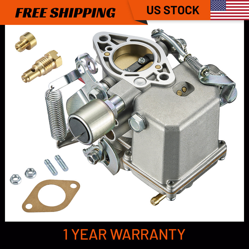 SPEEDWOW 1 Barrel Carburetor CARB 34 PICT-3 98-1289-B 113129031K Compatible with VW Super Beetle Thing Karmann Ghia Squareback Transporter 1971-1979 1600cc Air Cooled Type 1 Engines Electric Choke