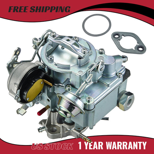 SPEEDWOW 1-Barrel CARB Carburetor for GMC Chevrolet Chevy 292 L6 Engines 4.1L 250 AND 4.8L 292 2007-2016 Replacement for 7043014 7043017 7047314 Cu Carburetor Rebuild Kit Electric Choke